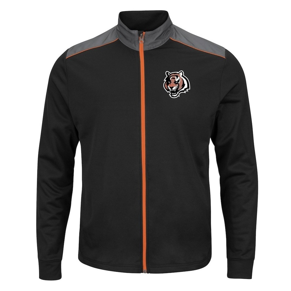 Majestic Cincinnati Bengals Therma Base Jacket Men's Size XL Full Sports Apparel
